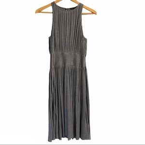 Banana Republic Katey Pleated Dress Silk Blend